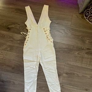 White jumpsuit